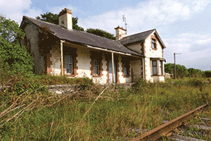 An image of the old railway station at Milltown