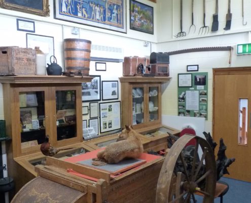 The inside of Milltown Heritage Centre