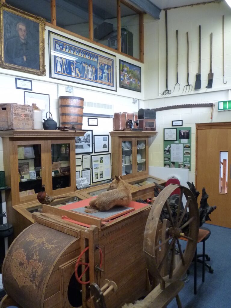 The inside of Milltown Heritage Centre