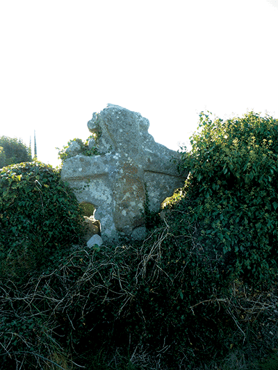The Addergooole Cross outside Addergoole graveyard