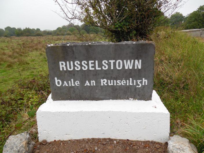 Russelstown Townland sign