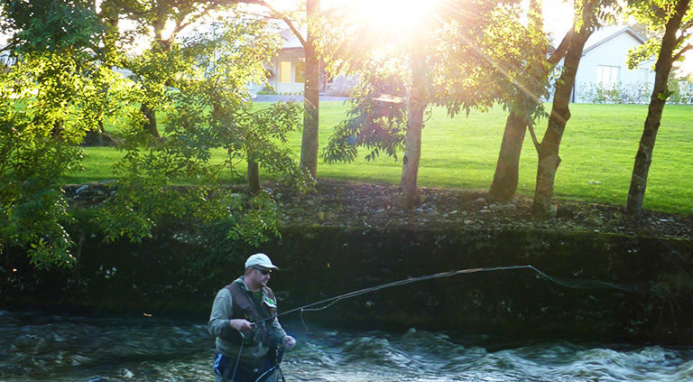 Fishing on the River Clare, Milltown